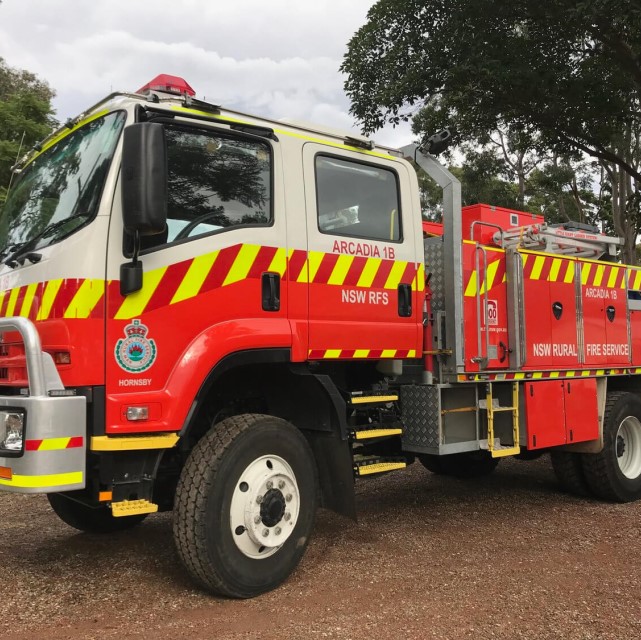 Completed build of NSW Rural Fire Service Cat 1 Dual Cab