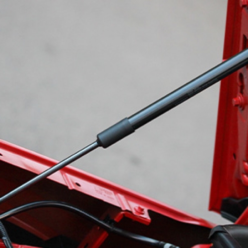 How to install gas struts on a car