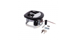 EWTC140 Whale Tail Chrome Lock w/Electronic Actuator