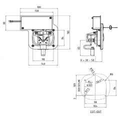 Central Locking Drop T Lock