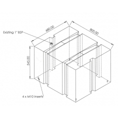 Water Tank 250L Plastic