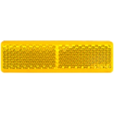 WR120A Pack-2 Amber Reflector adhesive base