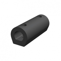 200 x 80mm Bump Rubber Round