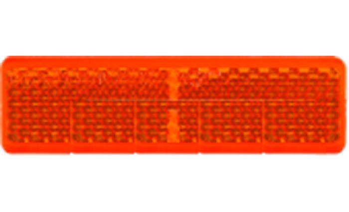 WR120R Pack-2 Red Reflector adhesive base
