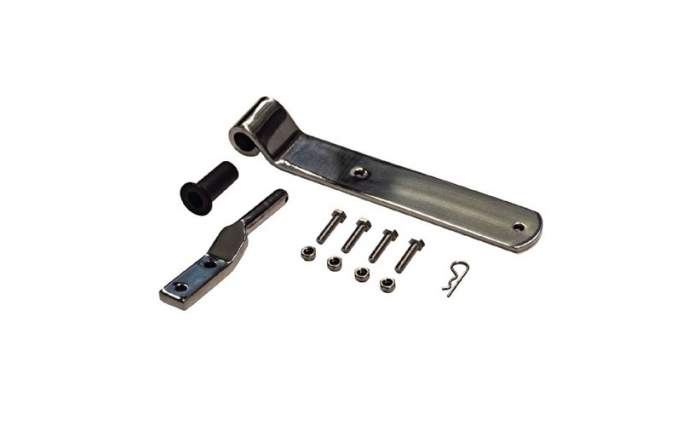 Stainless Steel Hinge Kit Bolt On 240mm