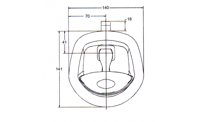 Whale Tail Drop T Lock 1084 82 D 1