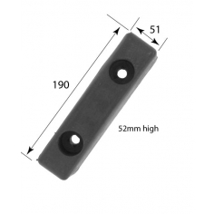 200mm x 50mm x 50mm Bump Rubber