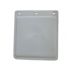 230 x 250mm Drop White Mudflap