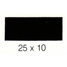 25 x 10mm Sponge Rubber Strip