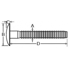 3/8'' Broad Truss Head Magna-Grip