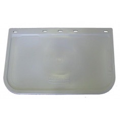 550 x 355mm Drop White Mudflap