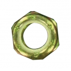5/8" UNC Hex Nyloc Nuts ZP