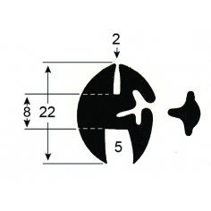 5mm Glass x 8mm Gap x 2mm Metal