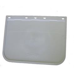600 x 455mm Drop White Mudflap