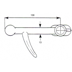 Corner Post Catch Light Duty LH