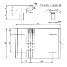 Dirak Snap Hinge Black 9210