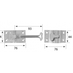 Door Retainer Stainless Steel