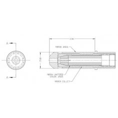 HUCK 1/4" MAGNA-LOK NOSE (Hire)