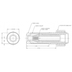 HUCK 3/8" BOM NOSE (Hire)