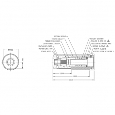 HUCK 1/2" BOM Nose Assy