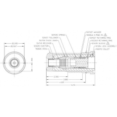 HUCK 5/8" C50 NOSE ASSY  99-5008