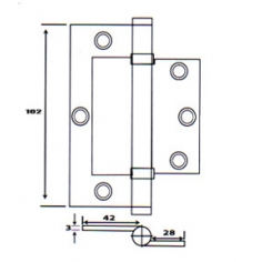 Hinge Stainless Steel 29259