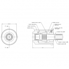 Huck 1" FP C50L Nose Assy