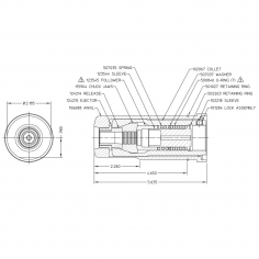 Huck 3/4" BOM Nose Assy