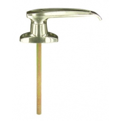 "L" Chrome Handle Front Fix Non Locking Long Shaft
