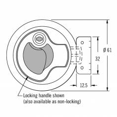 M1 Push-To-Close Latch