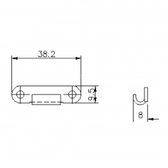 Protex 1-613 Hook Plate SS 304