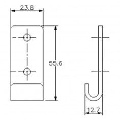 Protex 2-502 Hook Plate SS 304