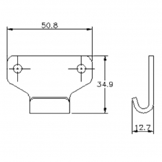 Protex 5-1058 Hook Plate SS 304