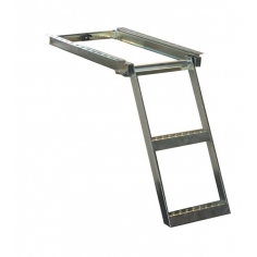 Pull Out Ladder 2 Step Stainless Steel