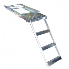 Pull Out Ladder 3 Step with Platform ZP Steel