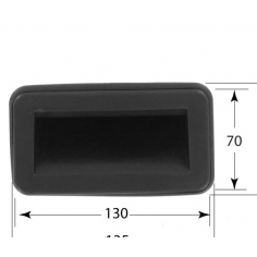 Recessed Black Handle