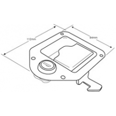 Recessed Lever Lock 91262