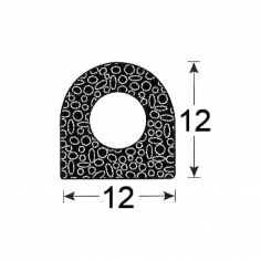 Trim-lok Self Adhesive Rubber