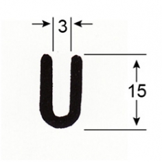 U  Section Rubber