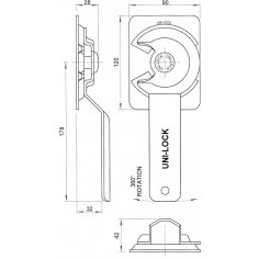 Unilock Maxi Corner Fastener