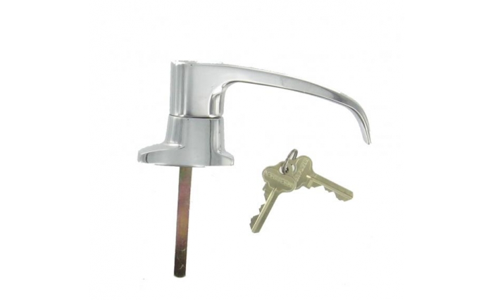 L Handle Chrome Heavy Duty